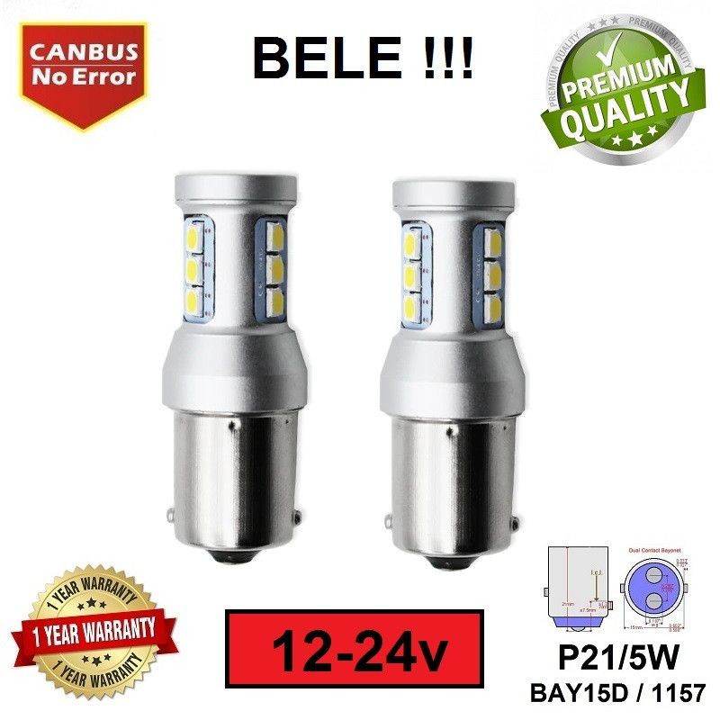 LED SIJALICE P21-5W - BAY15D - 1157 - 12*3030smd Beograd Zemun